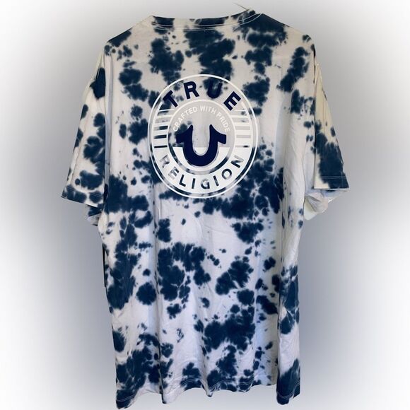 True Religion Men's Short Sleeve Sunset Tee Southbay Steel Crew Neck Size 3XL - Picture 4 of 6